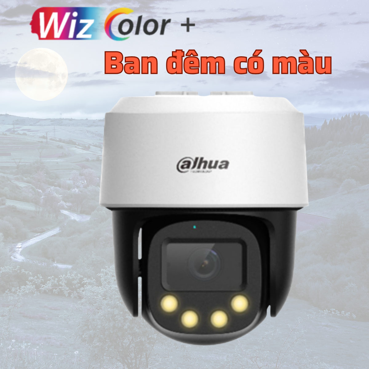 Camera ban đêm có màu Dahua WizColor DH-SD2C400NA-GNY-B-PV-S2-PRO